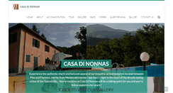 Desktop Screenshot of casadinonnas.com